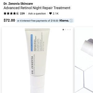 Dr. Zenovia Skincare Advanced Retinol Night Repair Treatment